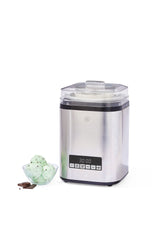 Digital Ice Cream Maker, 4-in-1 Ice Cream & Frozen Treat Maker, Stainless Steel, 1.9-L