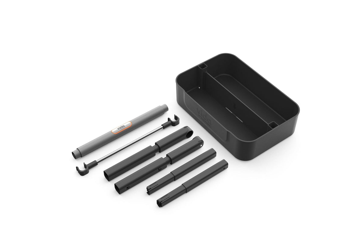 Multi-Purpose Grill Caddy with Adjustable Handle