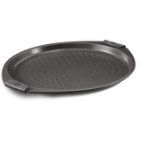 Non-Stick Round Pizza Crisper Pan, 13.25-in
