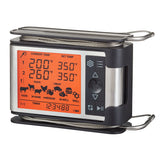 Wireless Remote BBQ Food & Meat Thermometer with Stainless Steel Probes