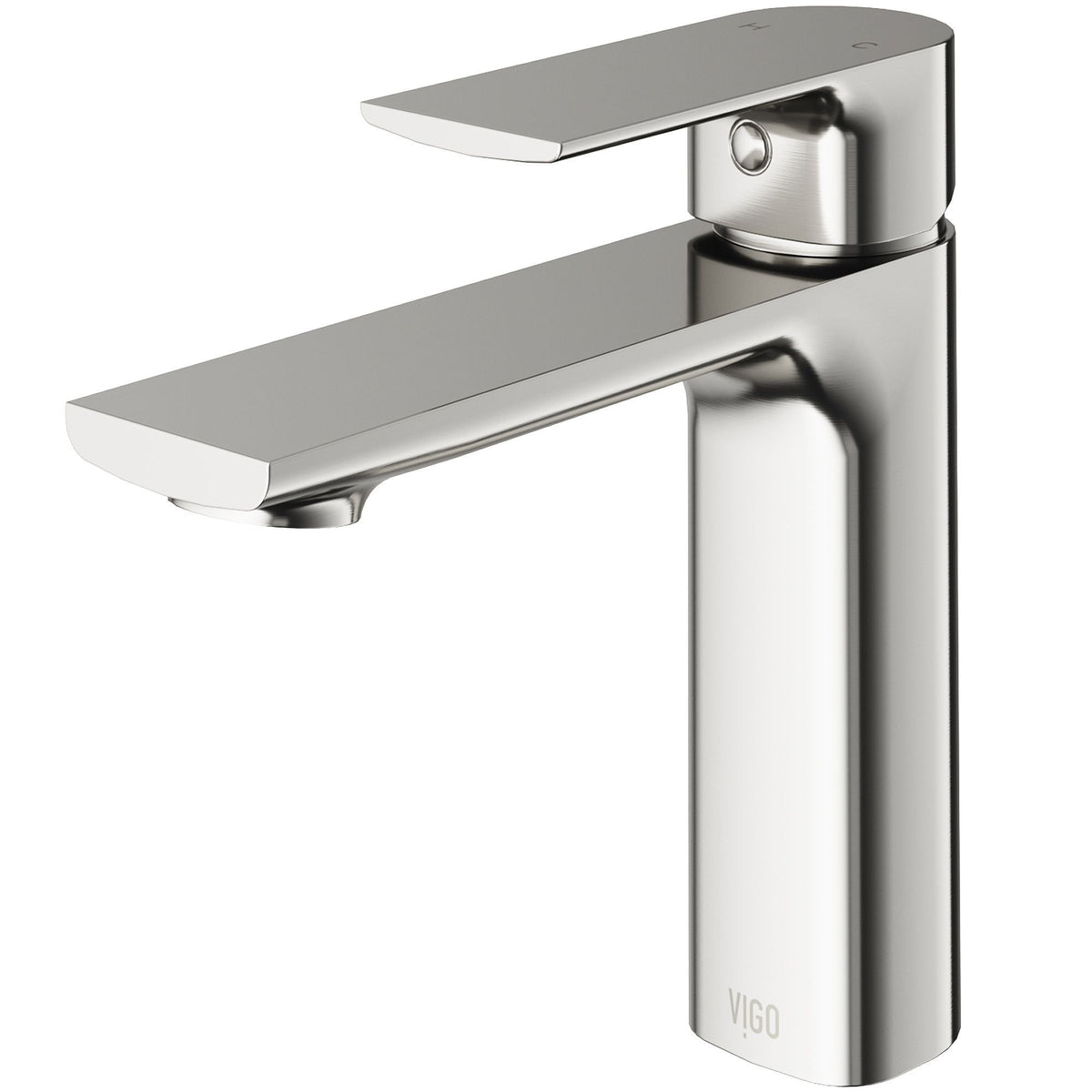 Davidson Single Handle Single Hole Bathroom Sink Faucet, WaterSense Certified, Brushed Nickel
