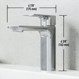 Davidson Single Handle Single Hole Bathroom Sink Faucet, WaterSense Certified, Chrome