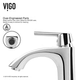 Glass Russet Brown Bathroom Sink/Basin Set with Linus Faucet and Round Vessel