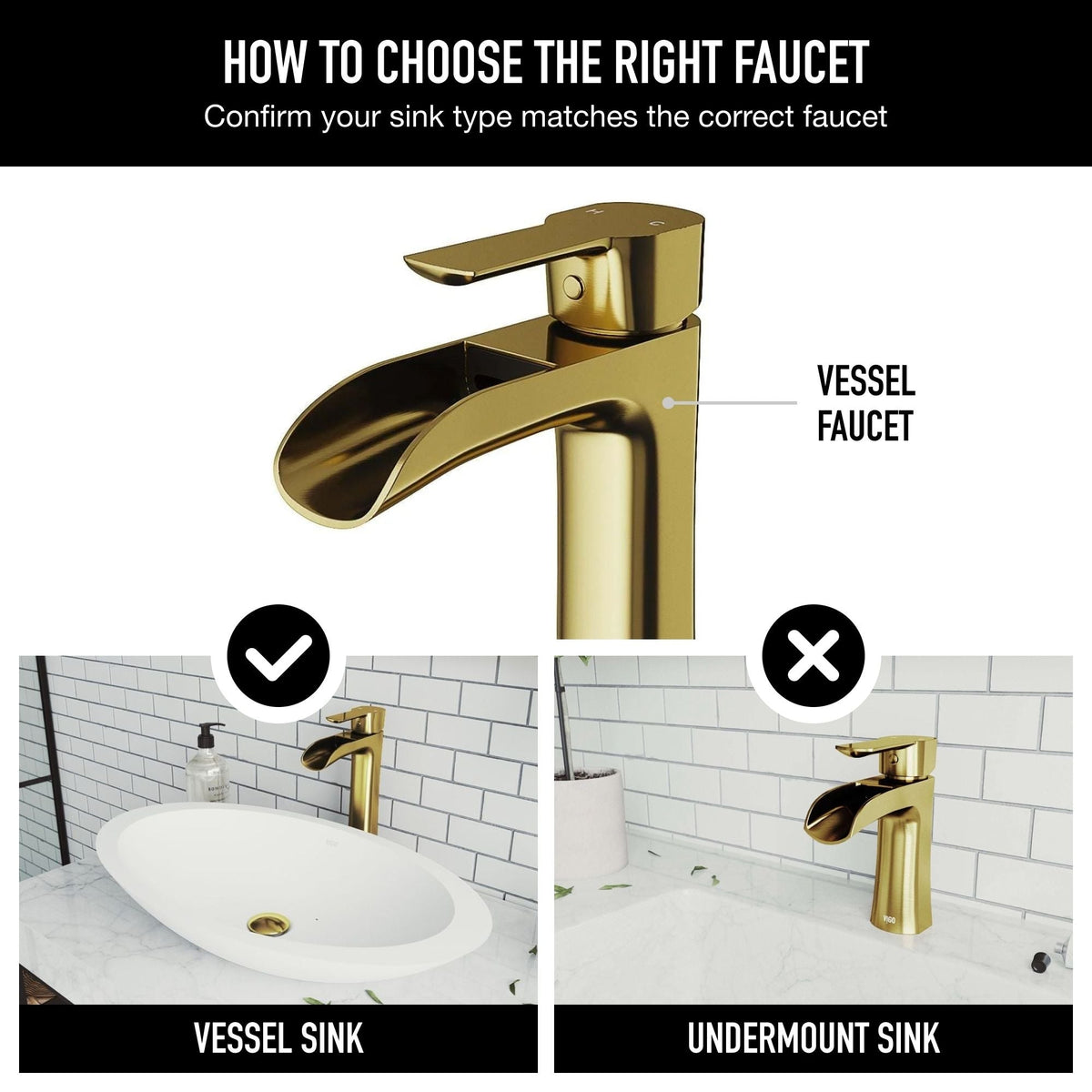Niko Single Handle Single-Hole Bathroom Vessel Faucet in Matte Brushed Gold