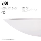 Wisteria Matte Stone Circular Vessel Bathroom Sink/Basin with Deep Bowl, White