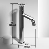 Wisteria White Bathroom Sink/Basin Set with Cass Faucet and Oval Composite Vessel