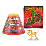 Volcano Lava Slime with Dinosaur Toy Favour, Multi-Coloured, 4-pk, Ages 5+, for Arts & Crafts/Birthday Favour
