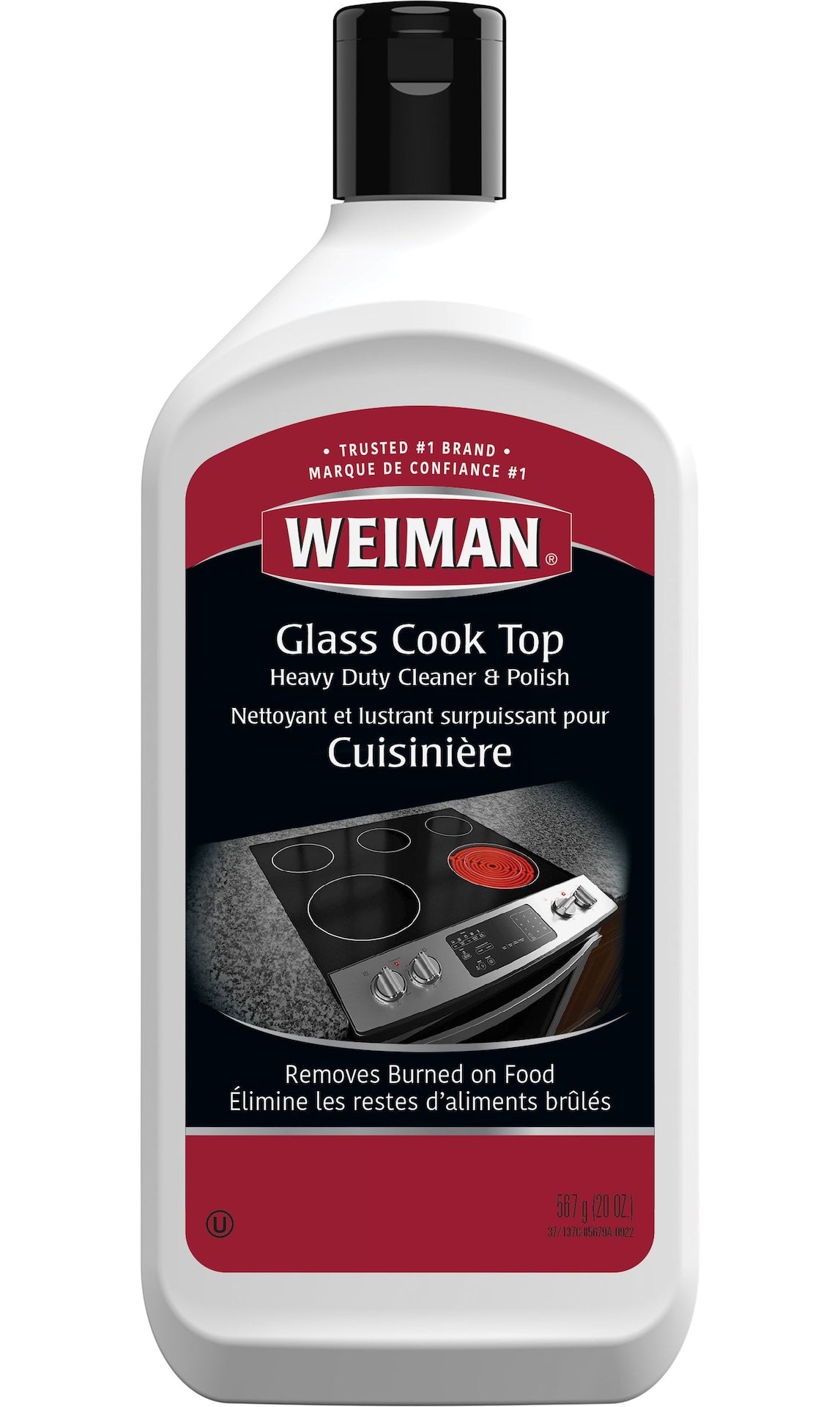 Heavy-Duty Glass Cooktop Cleaner & Polish, 472-mL