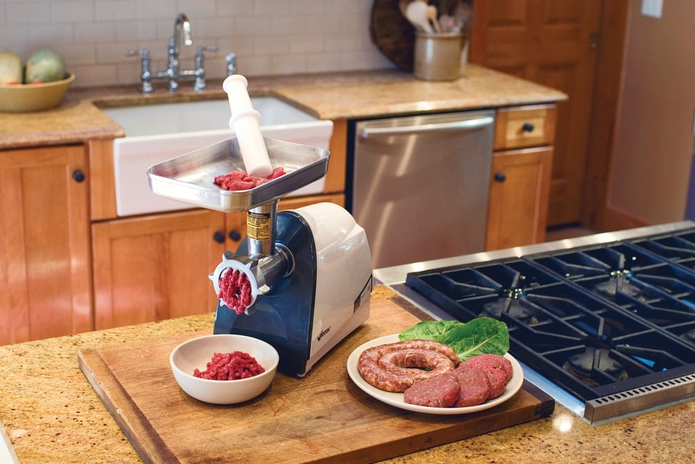 Weston 575-W Electric Meat Grinder, Stainless Steel