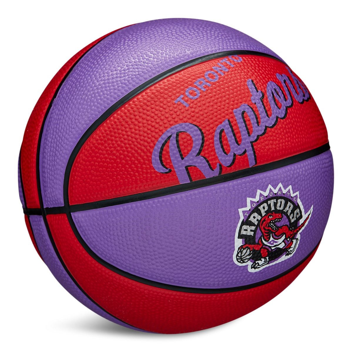 Kids' Mini Outdoor Basketball, Size 3 (22.5-in), Purple/Red