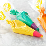 Disposable Piping Decorating Bag Tip Fuse, Clear, 6-pk, for Baking/Cake Decoration