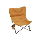 Woods Mammoth Folding Camping Chair with Cup Holder, Dijon