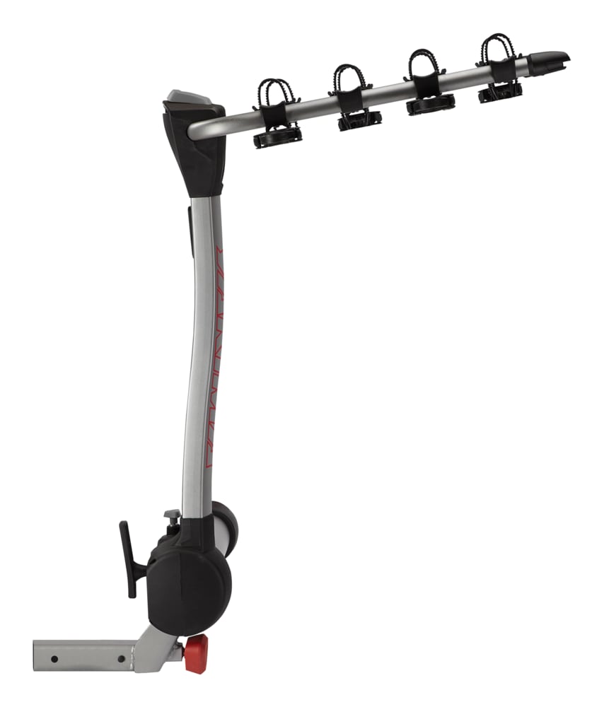 RidgeBack 5-Bike Hitch Mount Bike Rack, Fits 1-1/4, 2-in Receiver, Granite Grey
