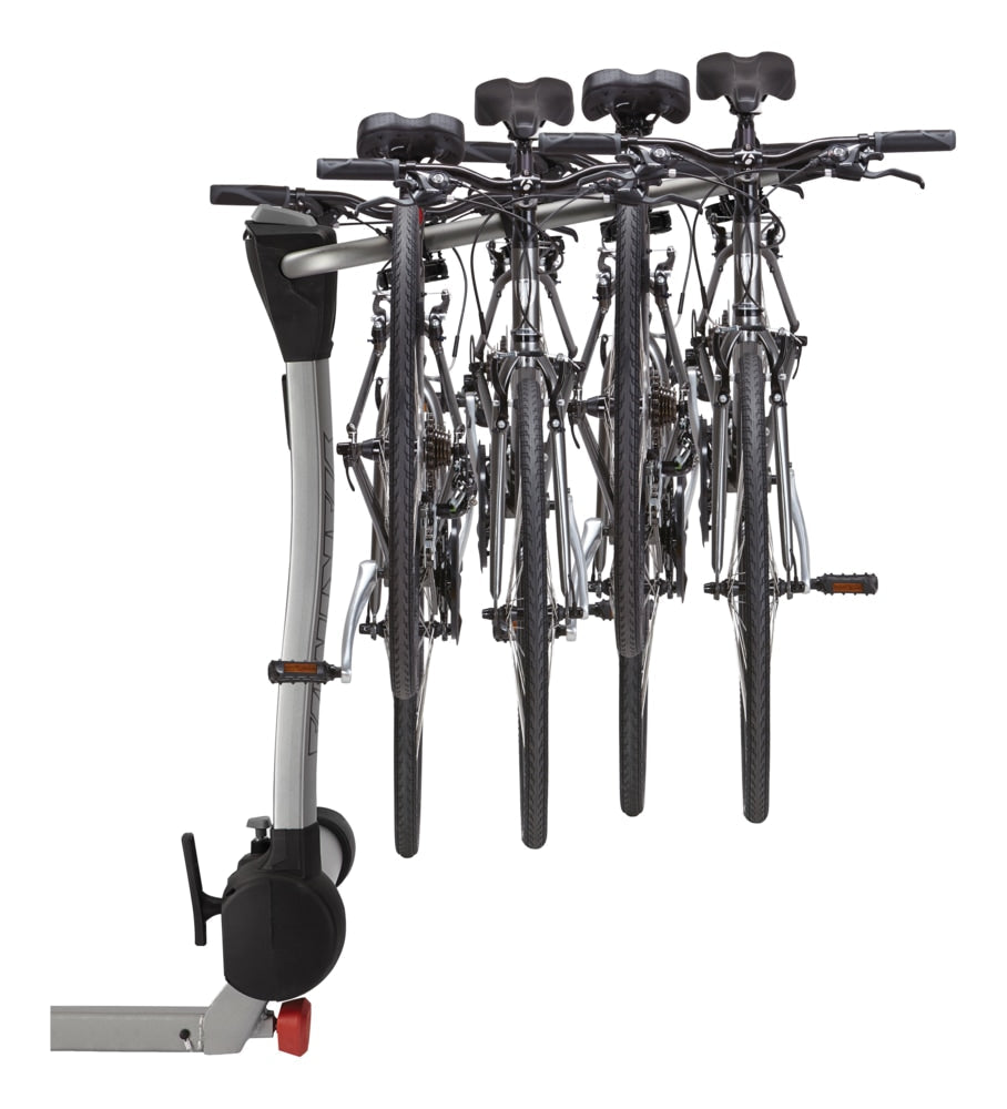 RidgeBack 5-Bike Hitch Mount Bike Rack, Fits 1-1/4, 2-in Receiver, Granite Grey