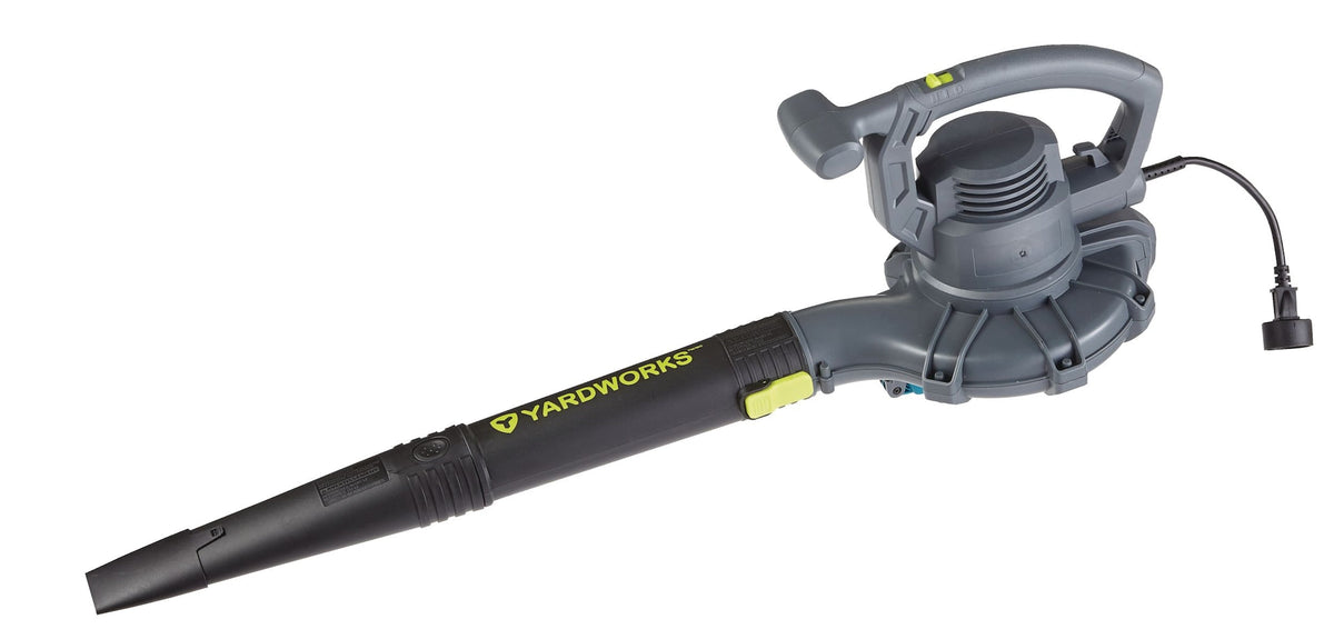 12 Amp 400CFM Electric Leaf Blower/Vacuum, Black