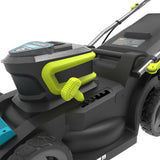 48V 2-in-1 Brushless Push Lawn Mower, 17-in with 4Ah Battery & Charger