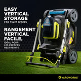 48V 2-in-1 Brushless Push Lawn Mower, 17-in with 4Ah Battery & Charger