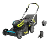 48V 3-in-1 Brushless Push Lawn Mower, 21-in with 6Ah Battery & Charger