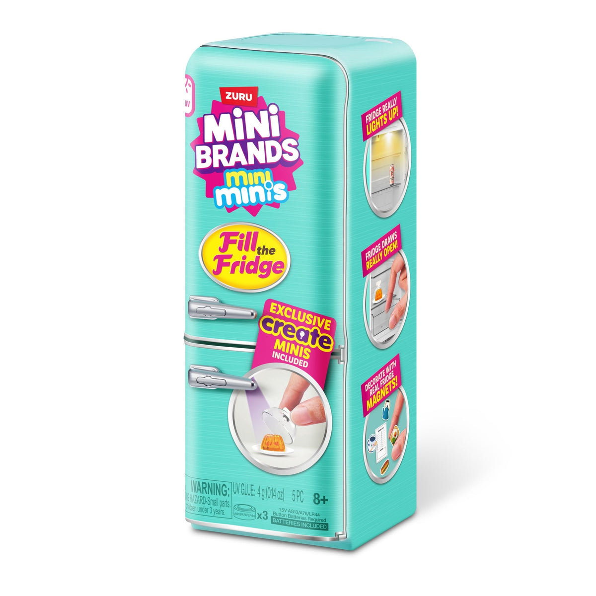Fill The Fridge Surprise Playset Capsule for Ages 8+, Assorted Figures