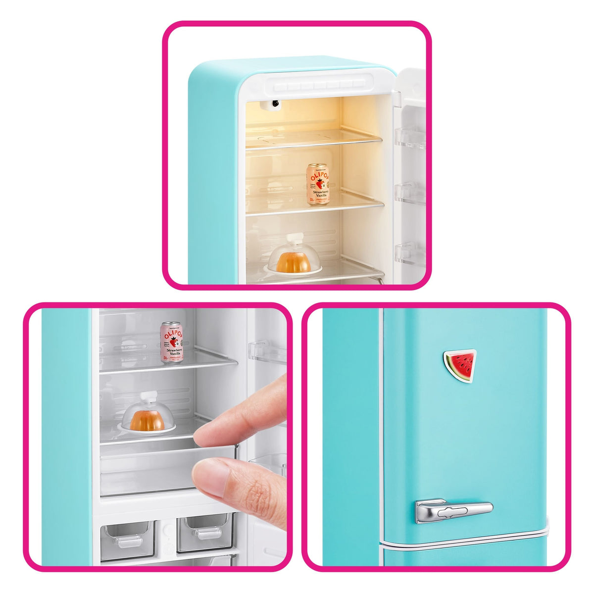 Fill The Fridge Surprise Playset Capsule for Ages 8+, Assorted Figures