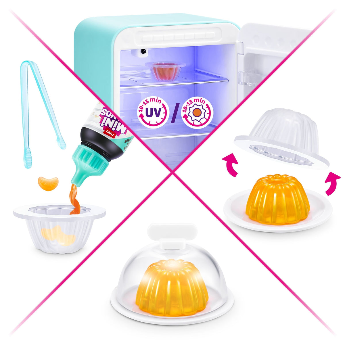 Fill The Fridge Surprise Playset Capsule for Ages 8+, Assorted Figures